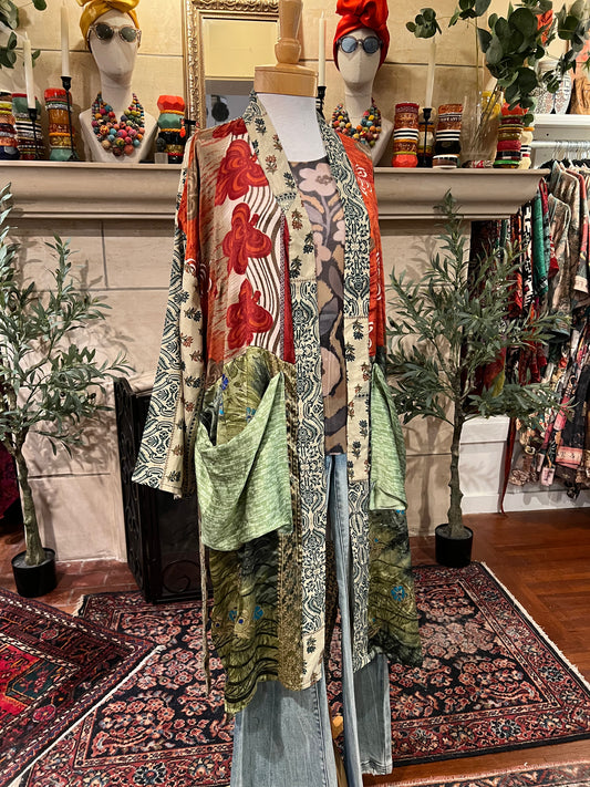 Silky Duster in Rusted Pinwheel