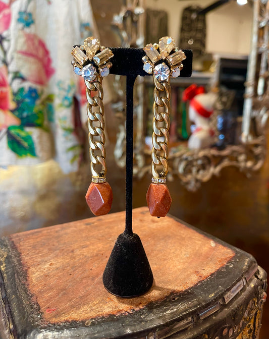 Opulent Deco Clip Earring