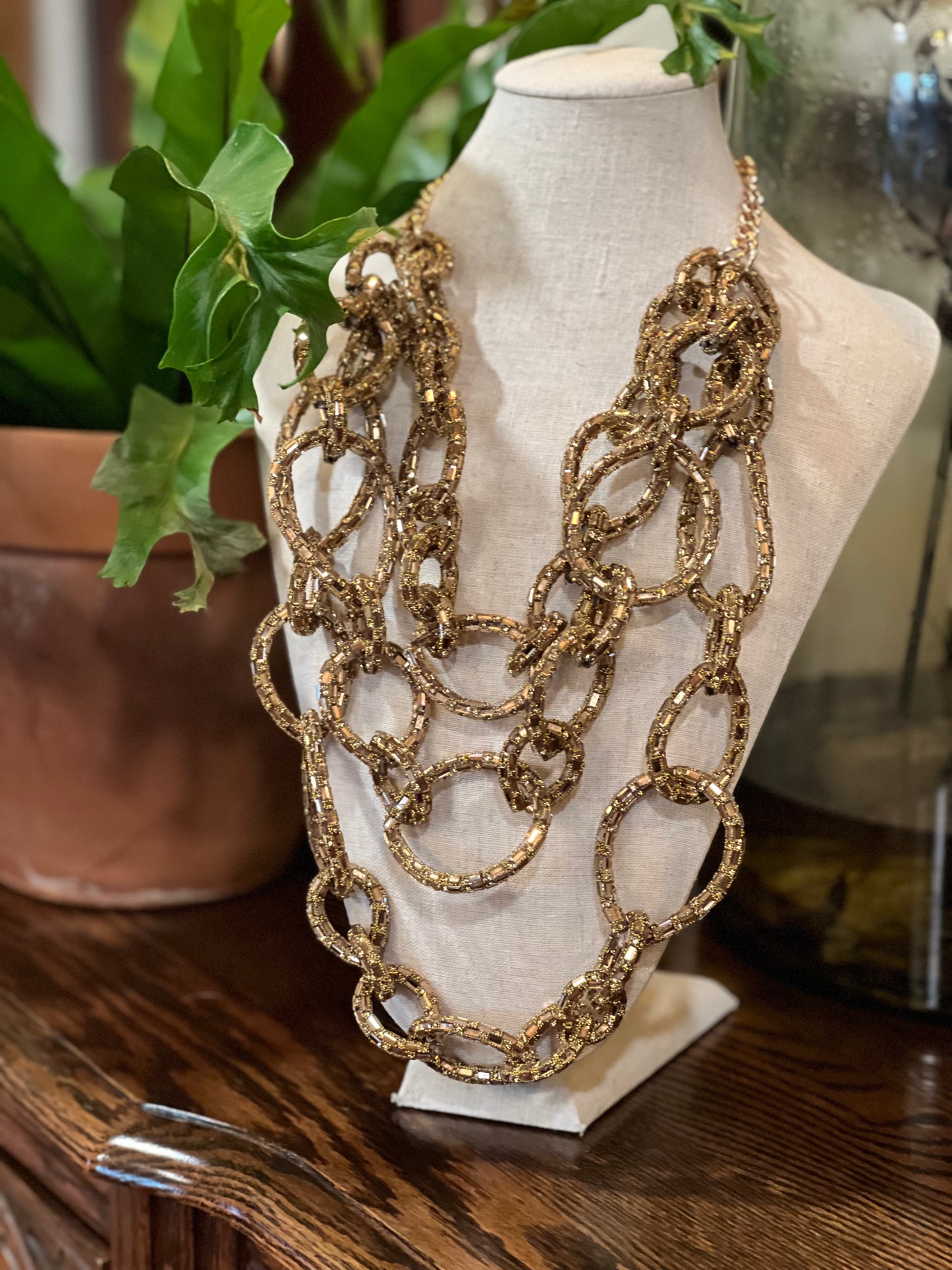 Glam Gold Link Necklace