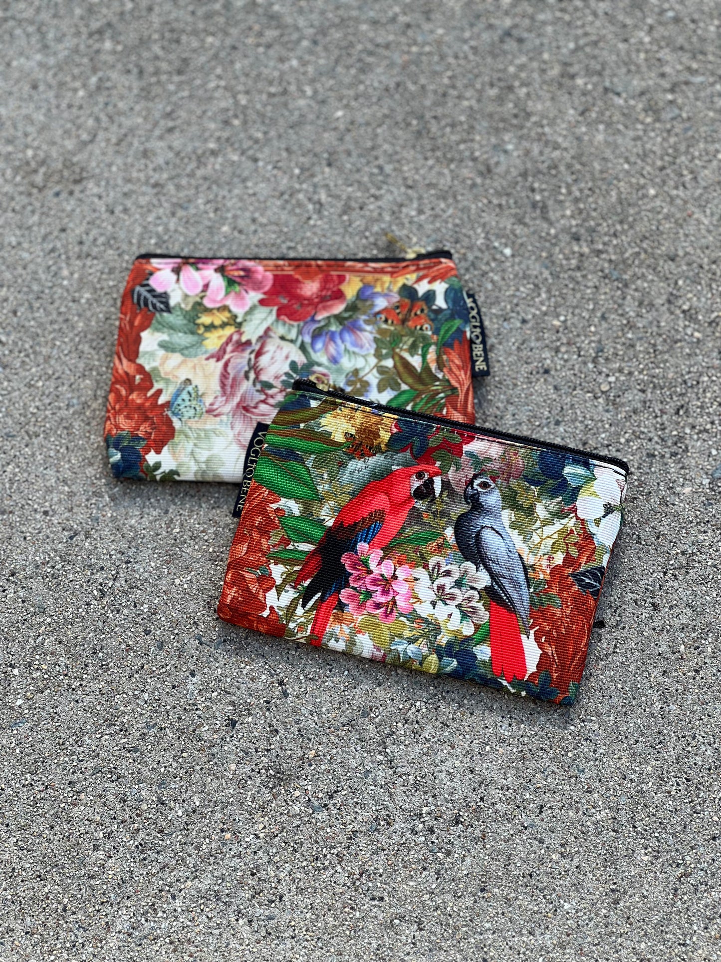 Coin Purse in Double Parrot