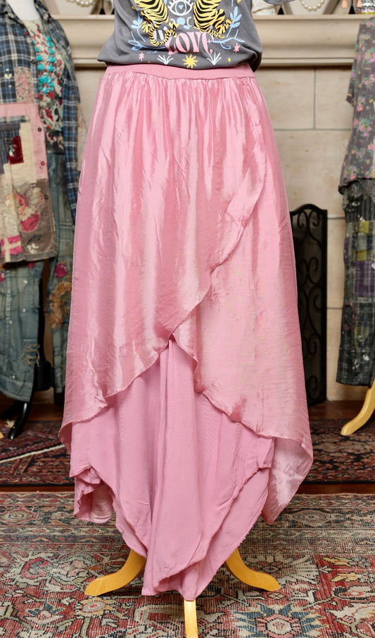 Jazmin's Flowy Pants in Magnolia Pink