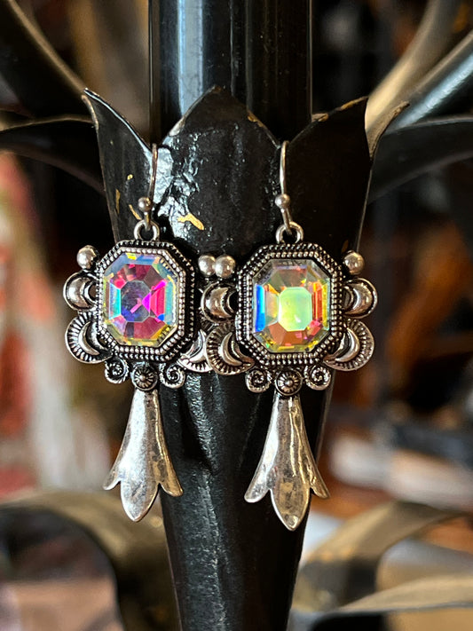 Navajo Glam Earrings in Aurora