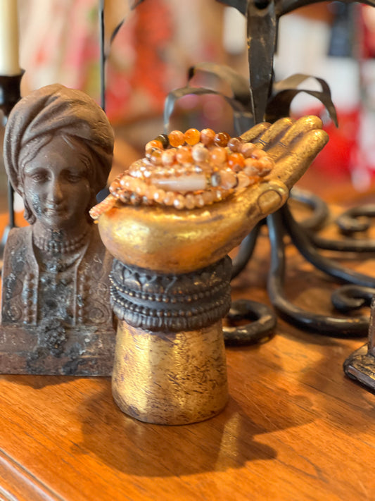 Bracelet Set in Rusty Agate