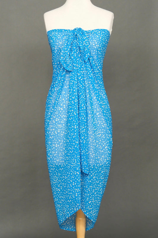 Turquoise Daisy Sarong by St Jazmin