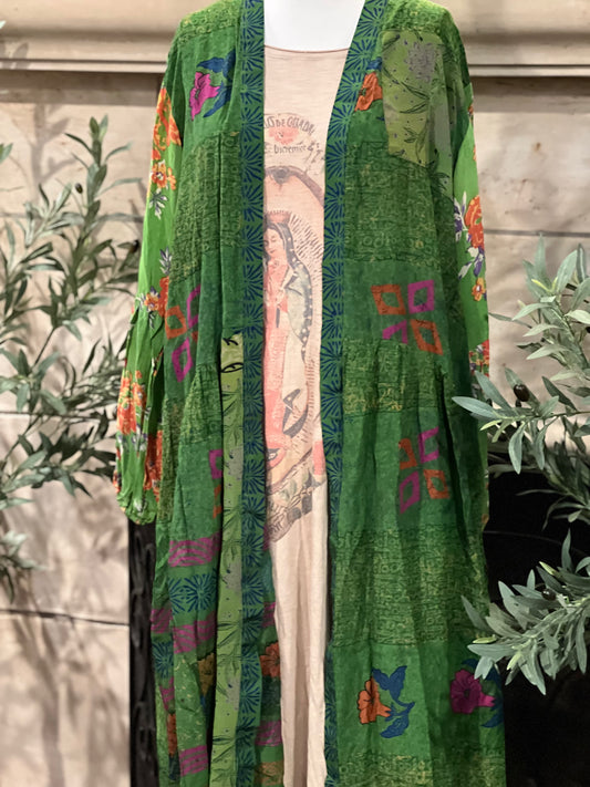 Evermore Duster in Spring Green