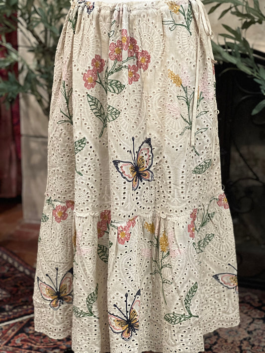 Eyelet Wildflower Skirt