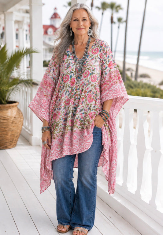 Pink Lotus Caftan