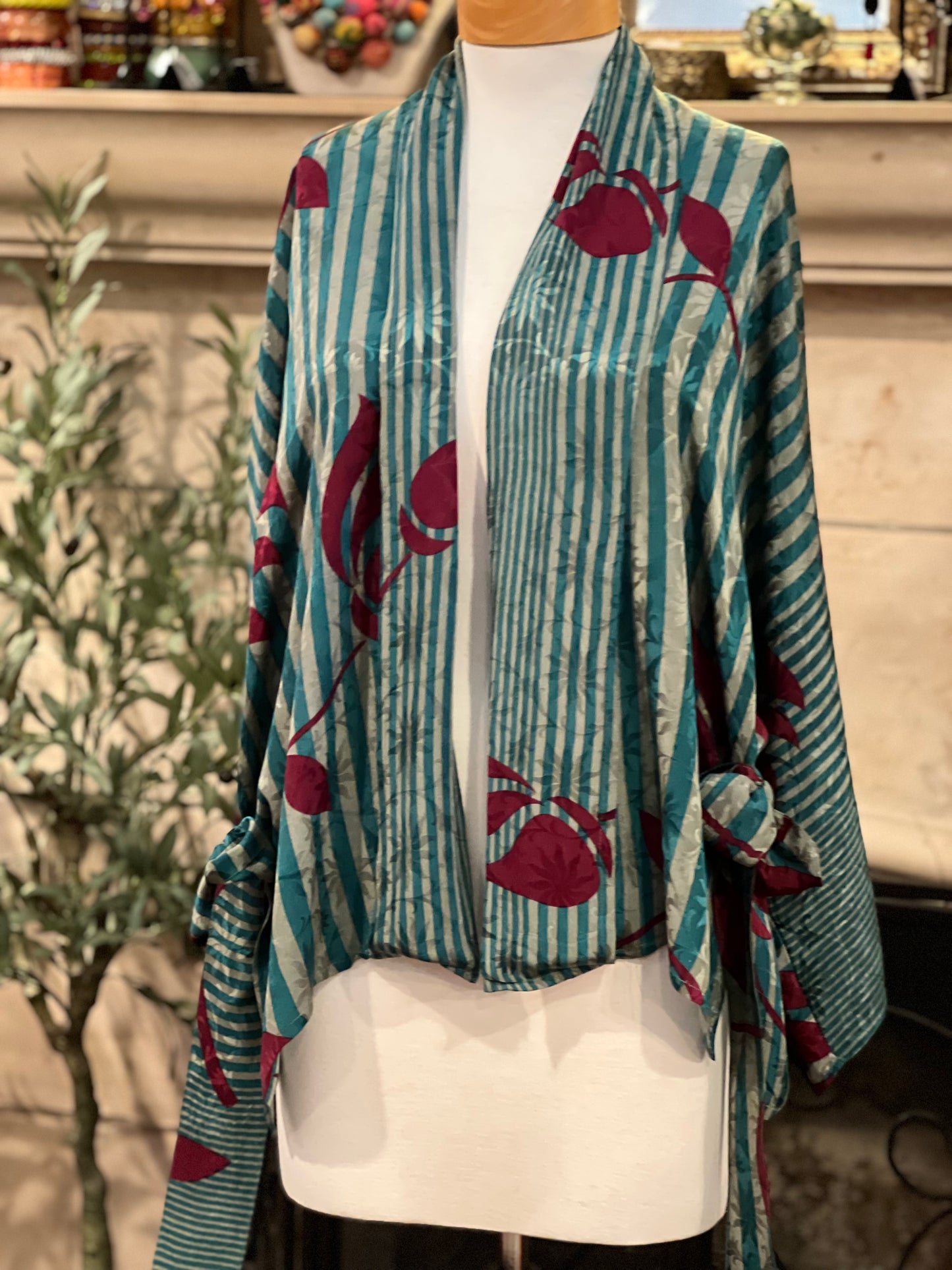 Tie Top in Pirate Rose