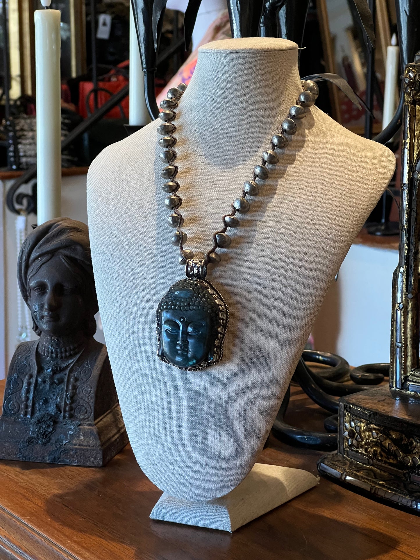 Labradorite Buddha 1496
