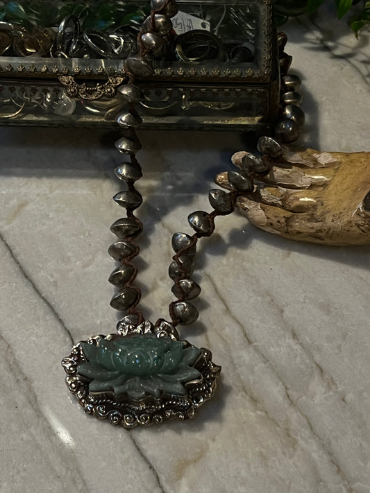 Jade Lotus 1508 Necklace