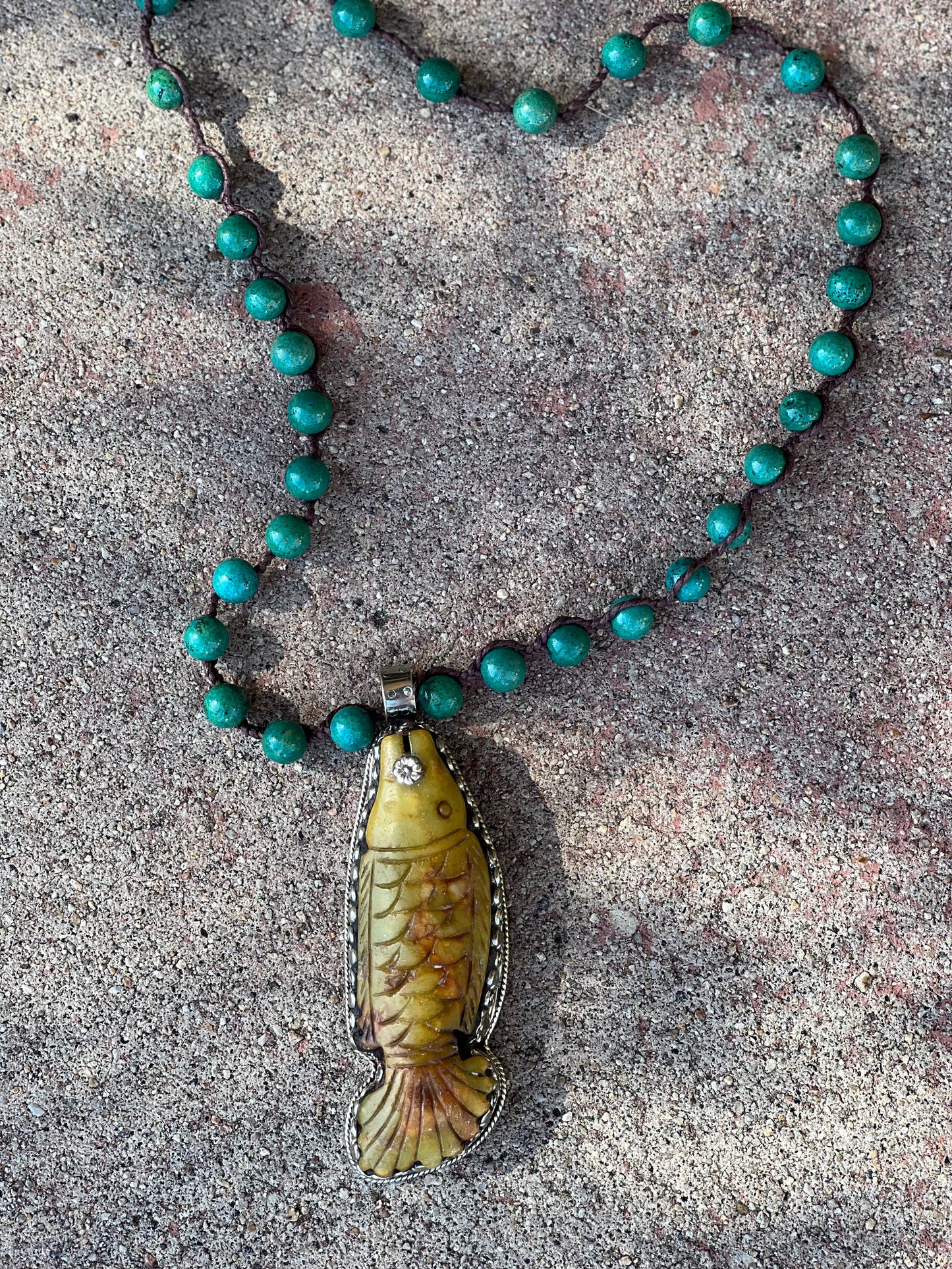 One Fish on Turquoise 1530