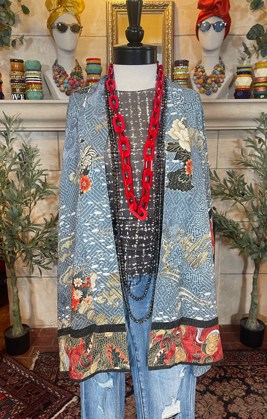 Water Garden Kimono