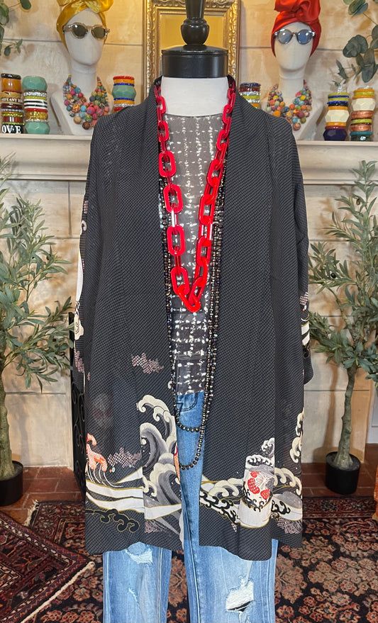 Lunar Wave Kimono