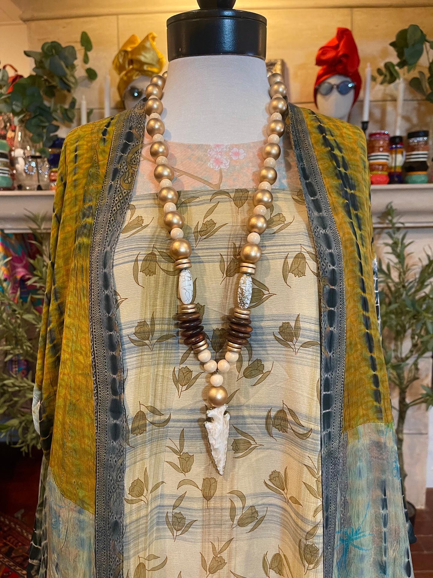 Faux Arrowhead Necklace