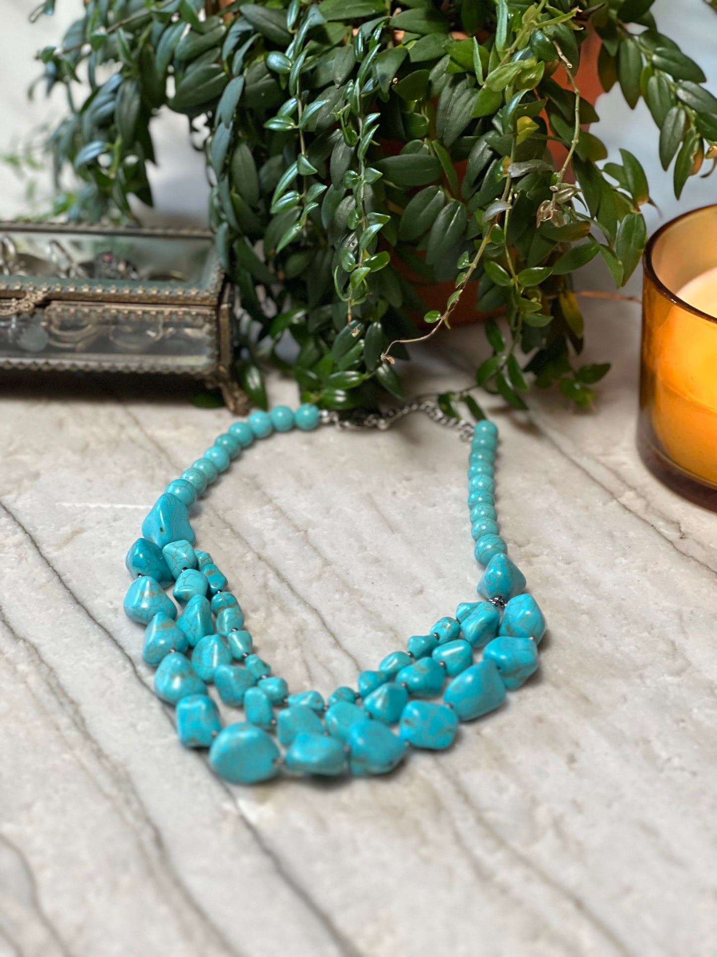 Stoned on Turquoise Necklace