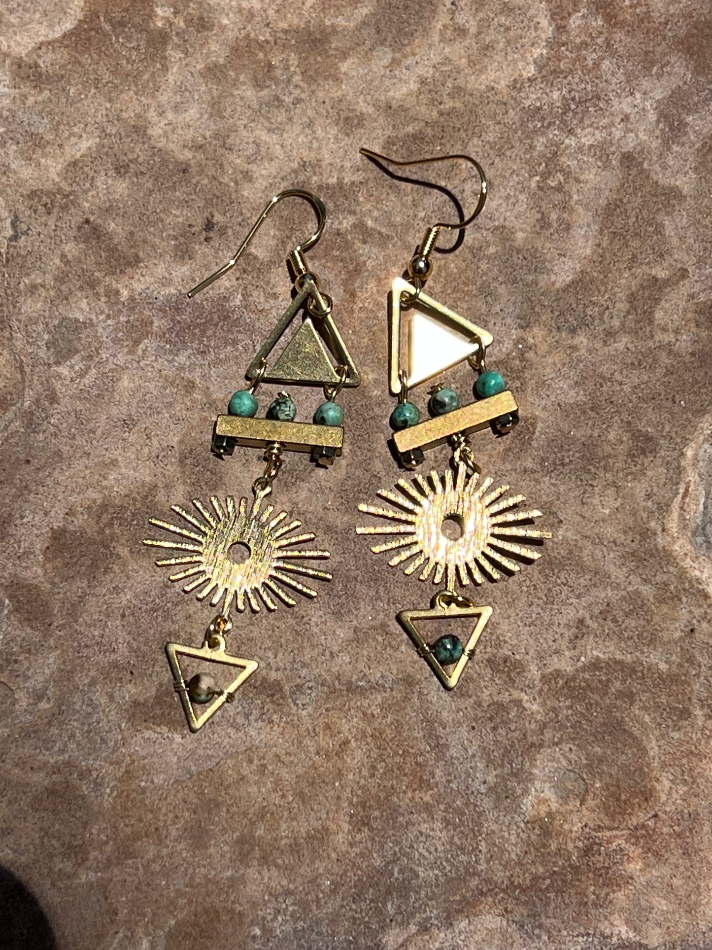 Golden Eye Earring