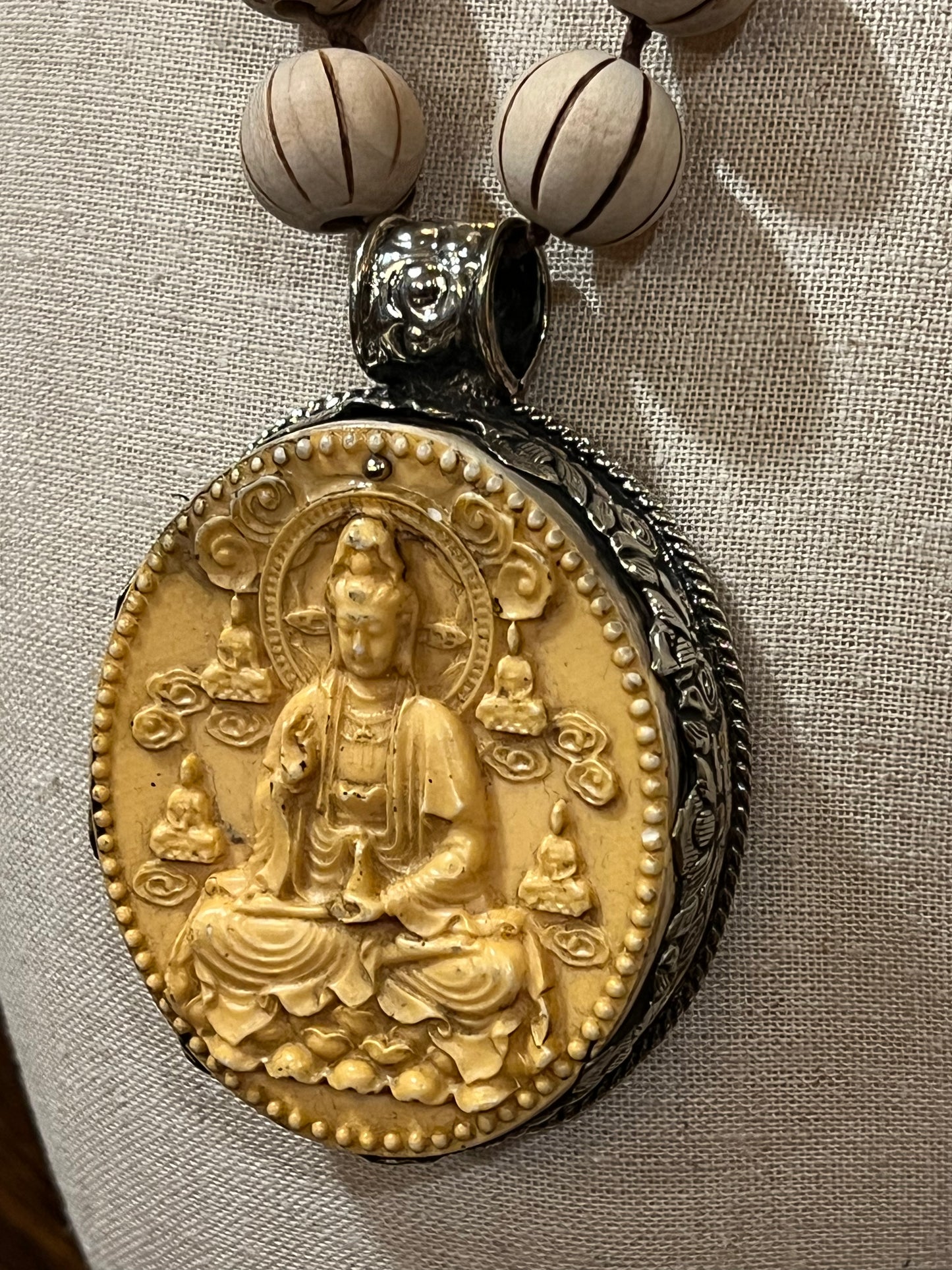 Lotus Moon Necklace 1646