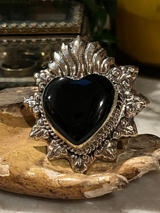Sacred Heart in Onyx 1665