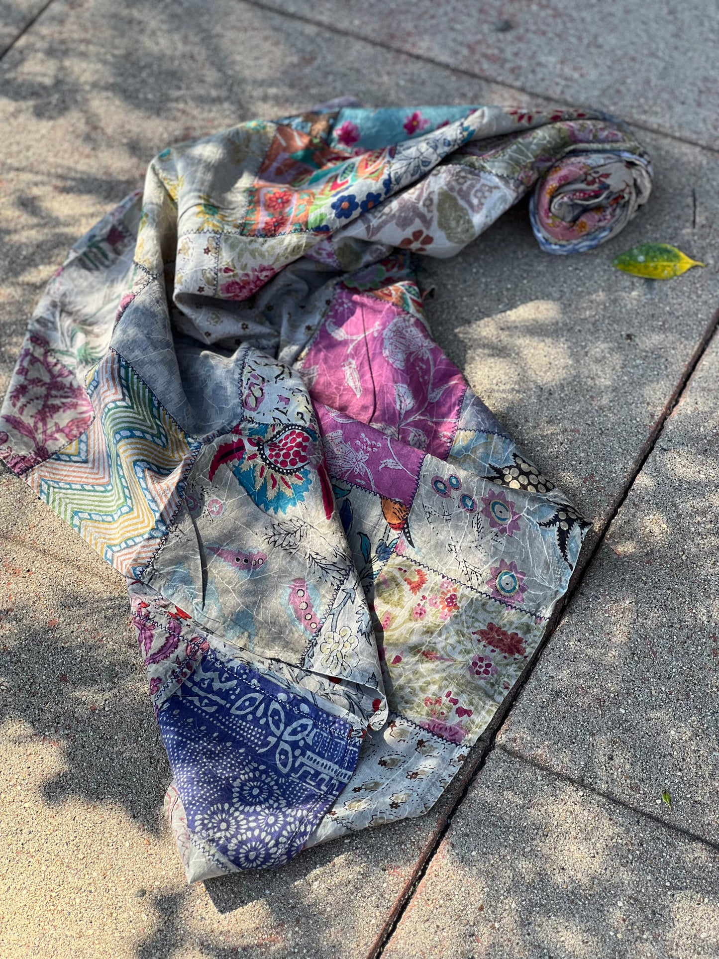Smoked Patchwork Scarf