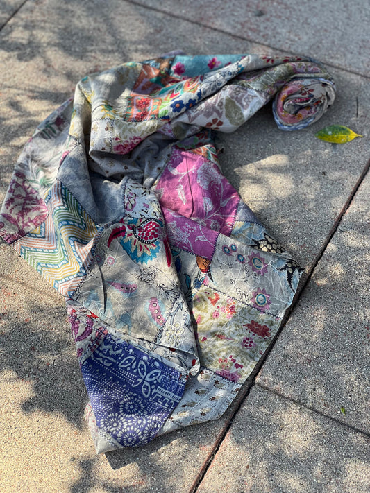 Smoked Patchwork Scarf