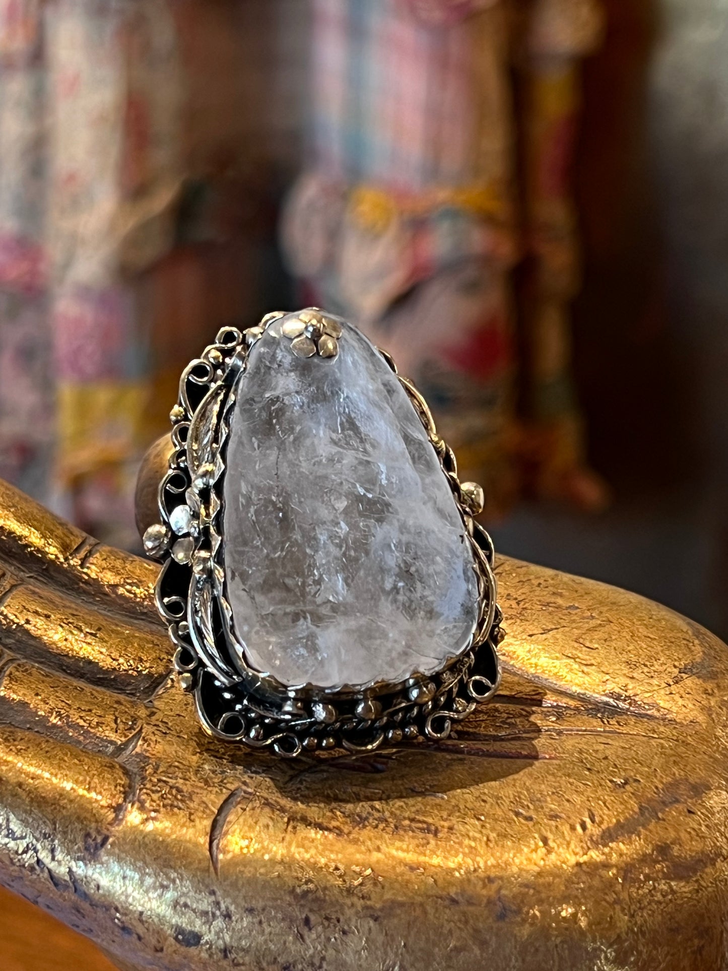 Quartz Nugget Ring 1688