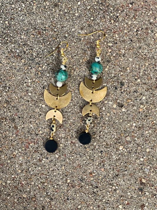 Moon Phase Earrings