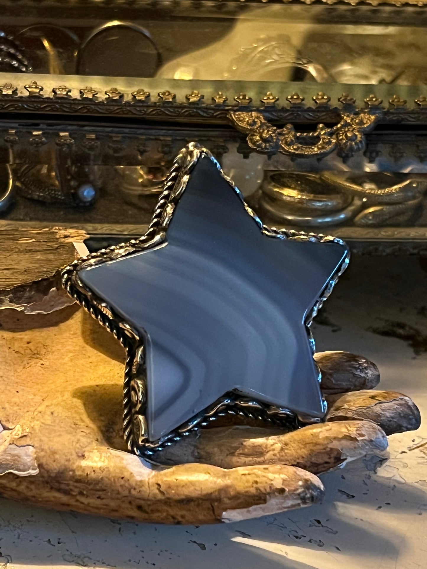 Agate Star Ring 1747 – Chateau Bel Age Boutique