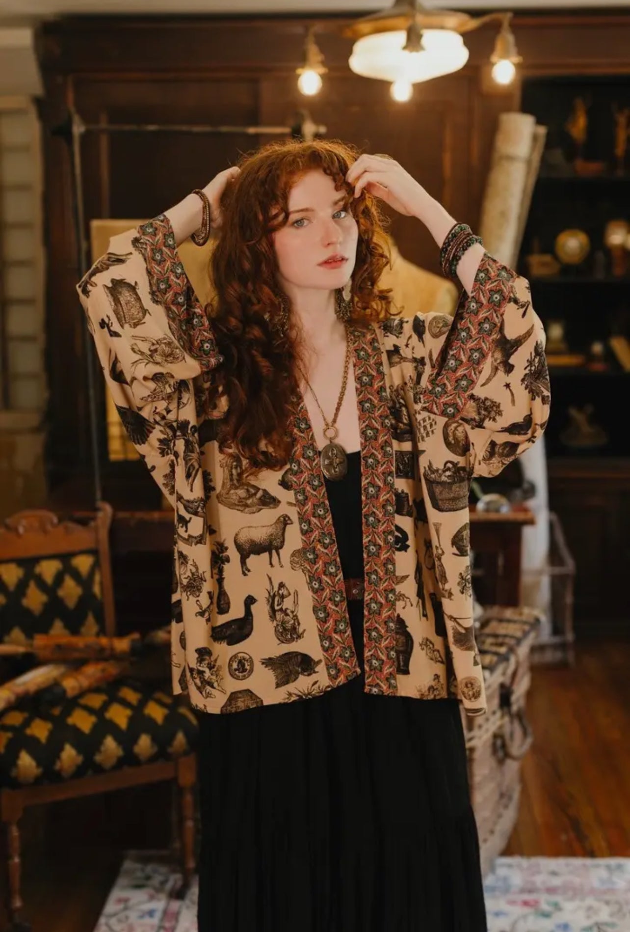 Cropped Kimono in Curiosities