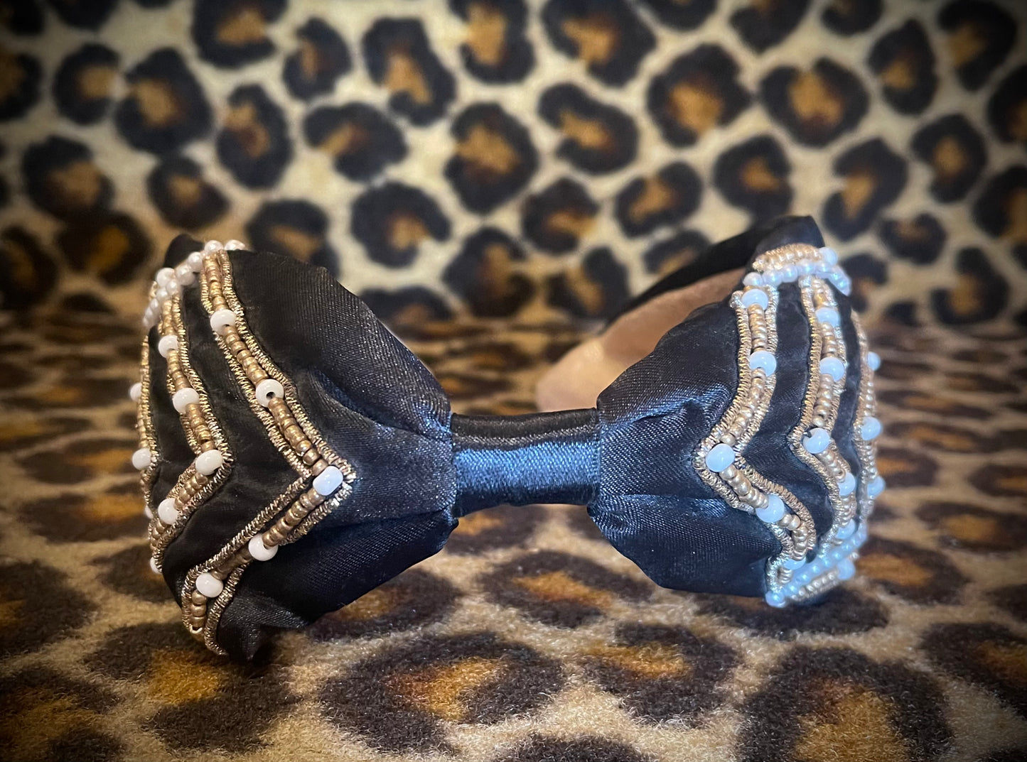 Gatsby Headband in Black