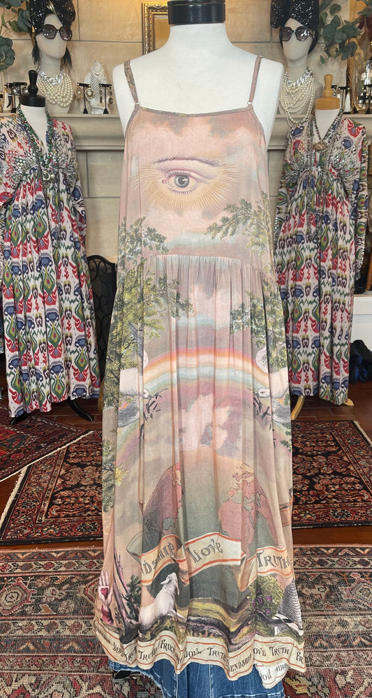 In Rainbows Slip Dress