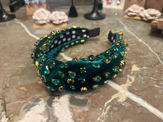Zelda Headband in Emerald