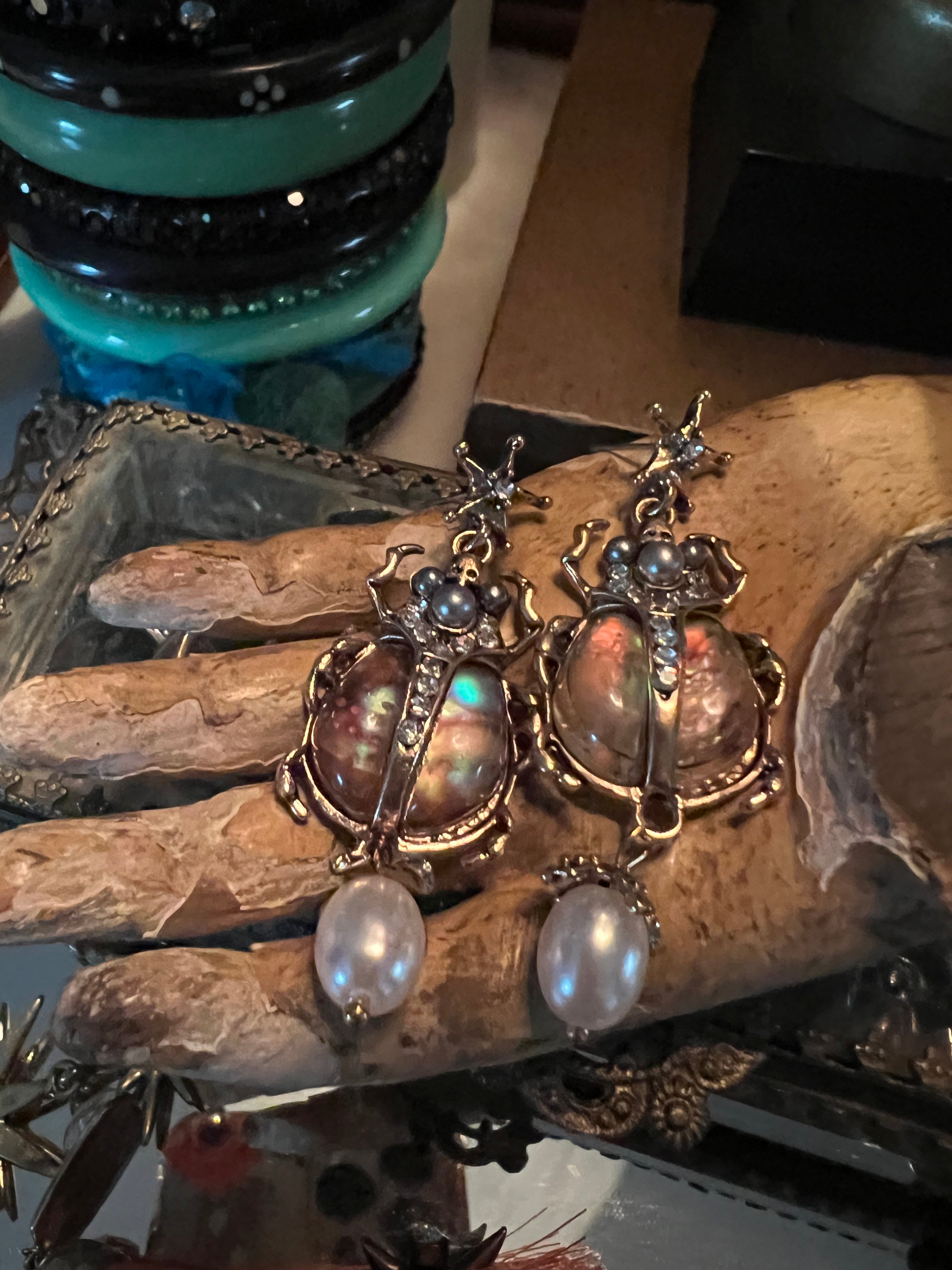 Mystic Bug Earrings – Chateau Bel Age Boutique