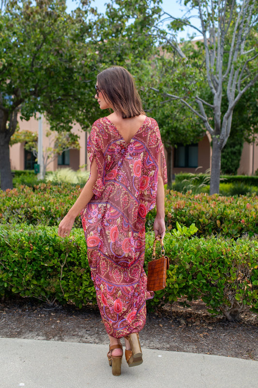 Lorraine Rose Paisley Caftan by JGrace