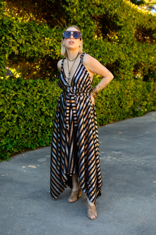 Midas Scarf Dress by Jennafer Grace