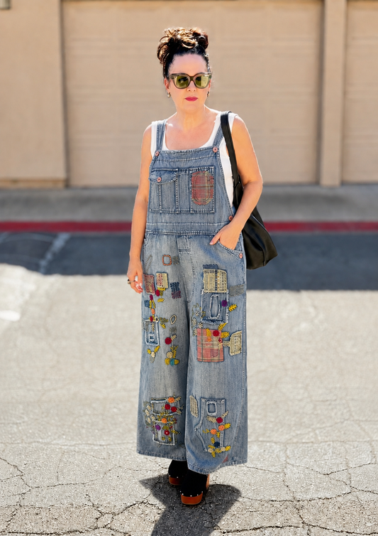 Overalls in Summer of Love – Chateau Bel Age Boutique