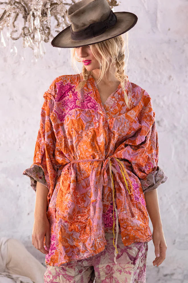 Patchwork Kei Kimono in Marmalade by Magnolia Pearl