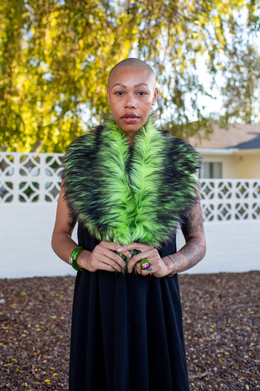 Absinthe Faux Fur Collar by JGrace