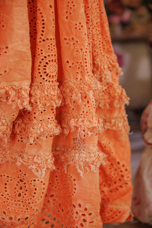 Eyelet Skirt in Arancia 223 by MPearl
