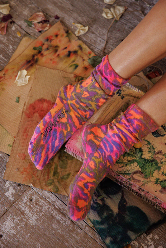 Neon Leopard MP Socks 169 in Hairband by MPearl