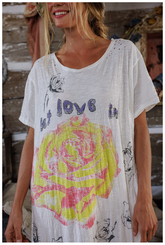 Let Love In Tee Dress 1474 True by Magnolia Pearl