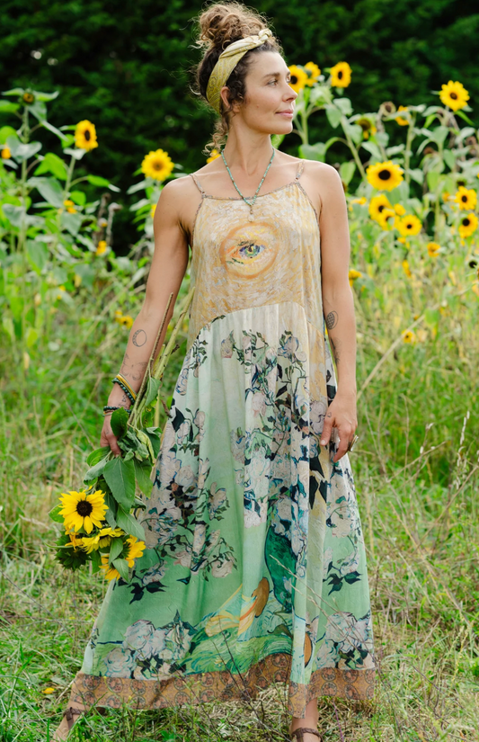 I Paint My Dream Boheme Slip Dress