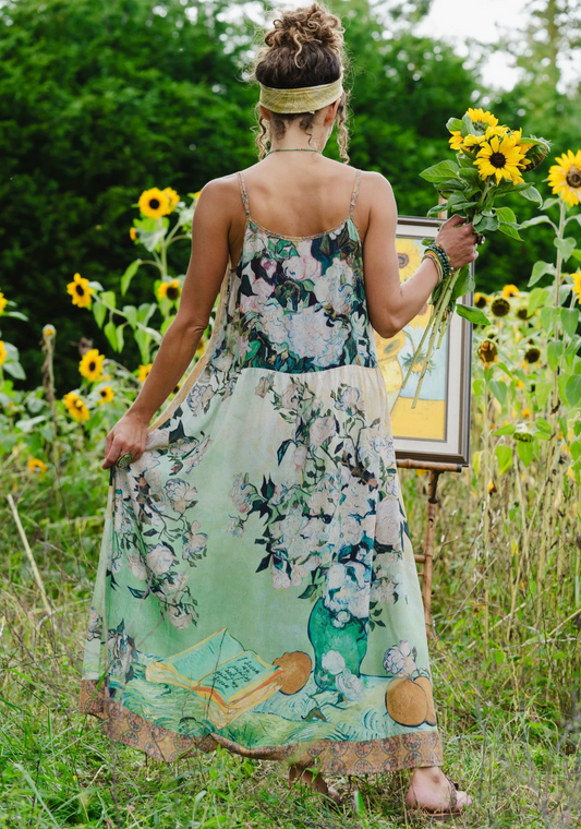 I Paint My Dream Boheme Slip Dress