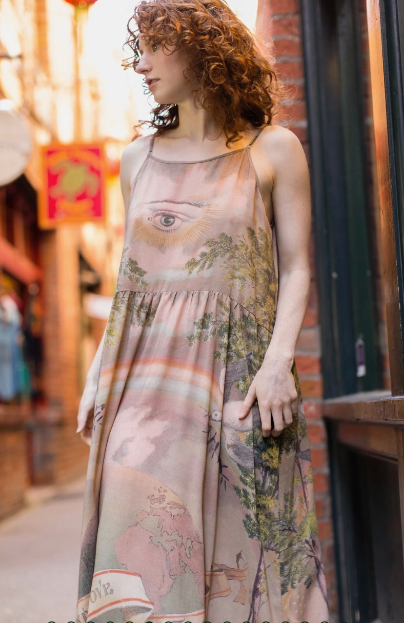 In Rainbows Slip Dress