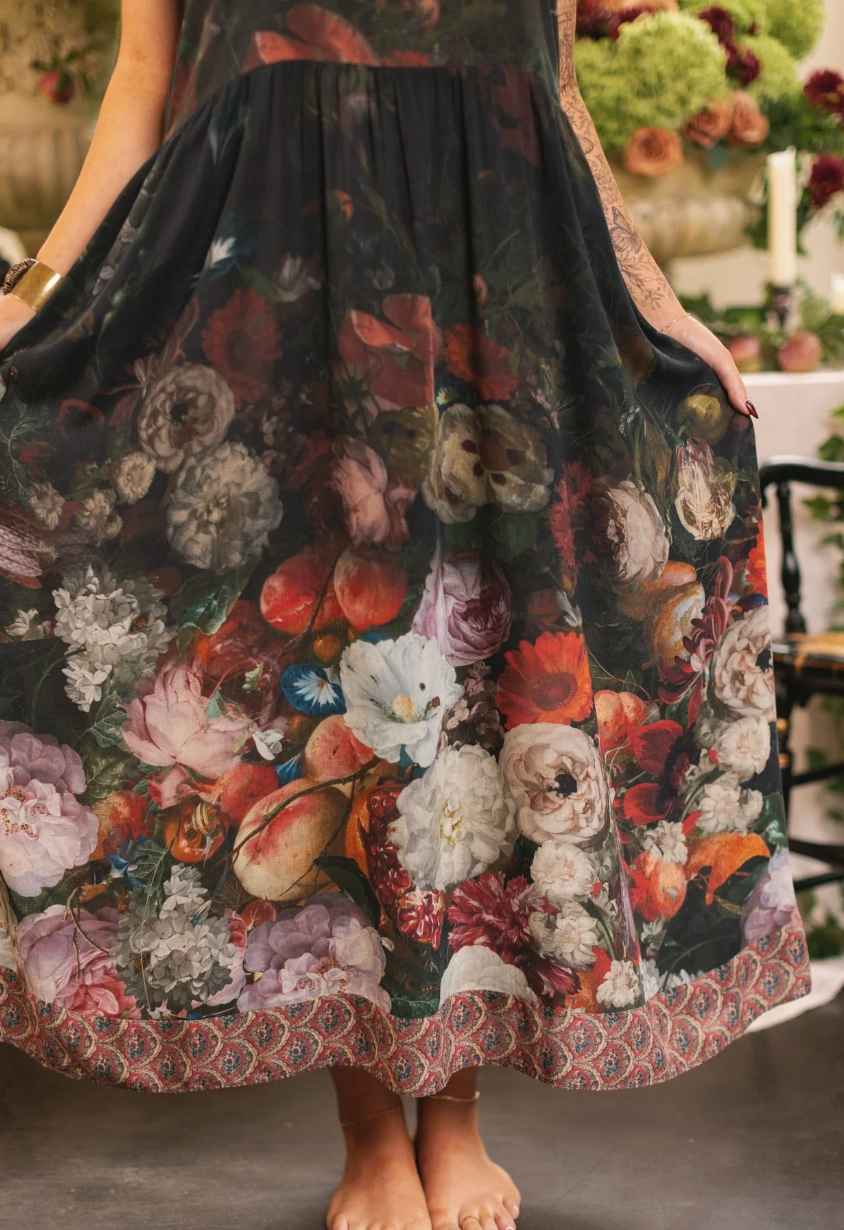 Flight of Fancy Slip Dress