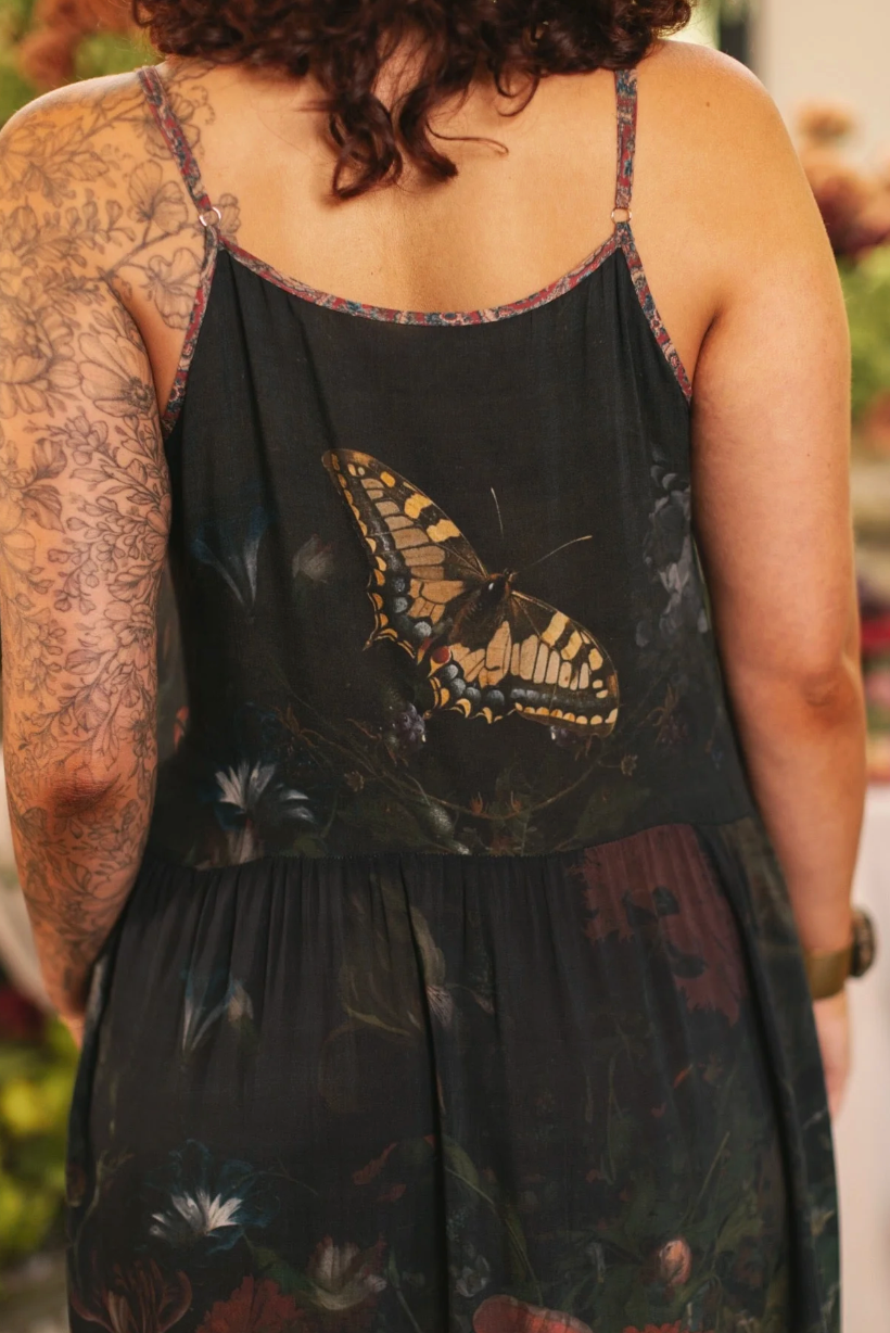 Flight of Fancy Slip Dress