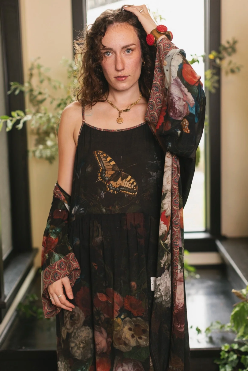 Flight of Fancy Slip Dress