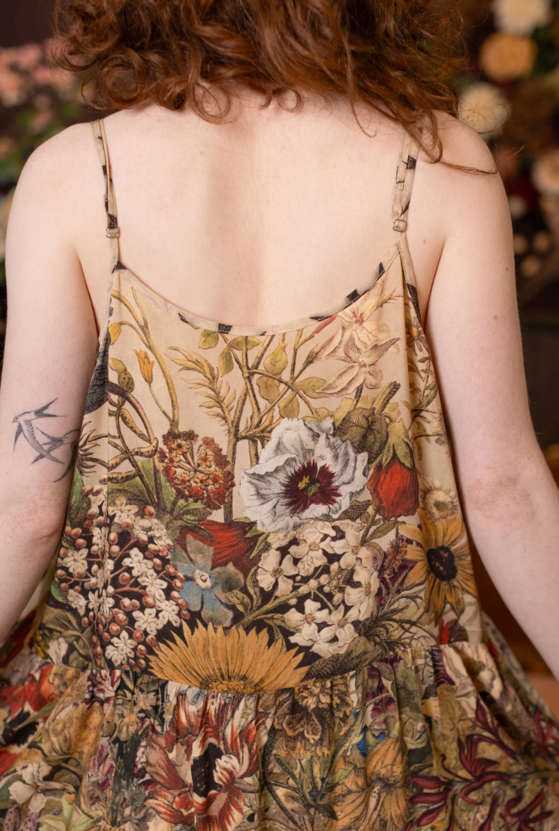 Golden Hour Bohéme Slip Dress