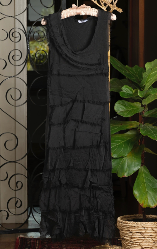 Zelda Petite Dress in Black