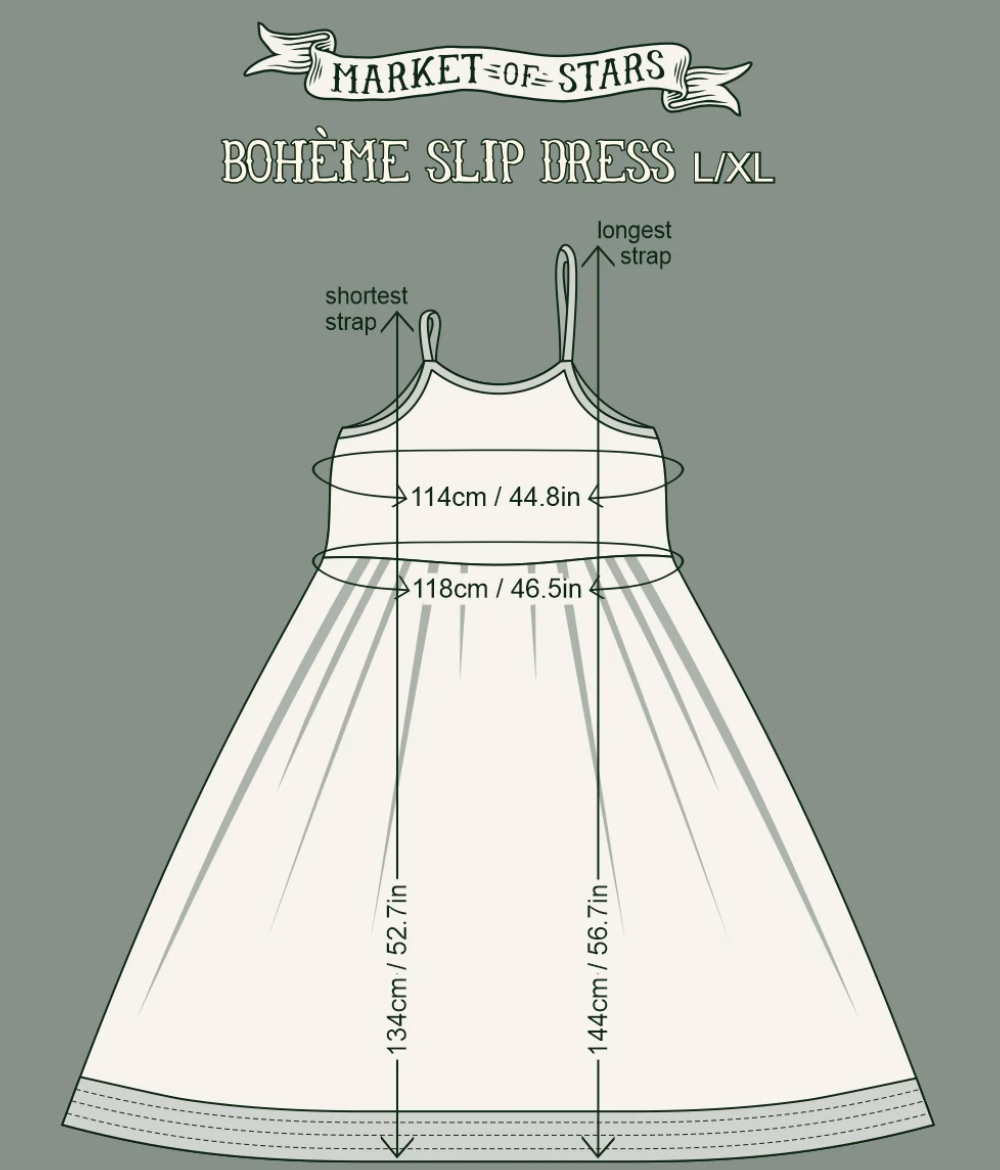 The Mythmaker Bohéme Slip Dress