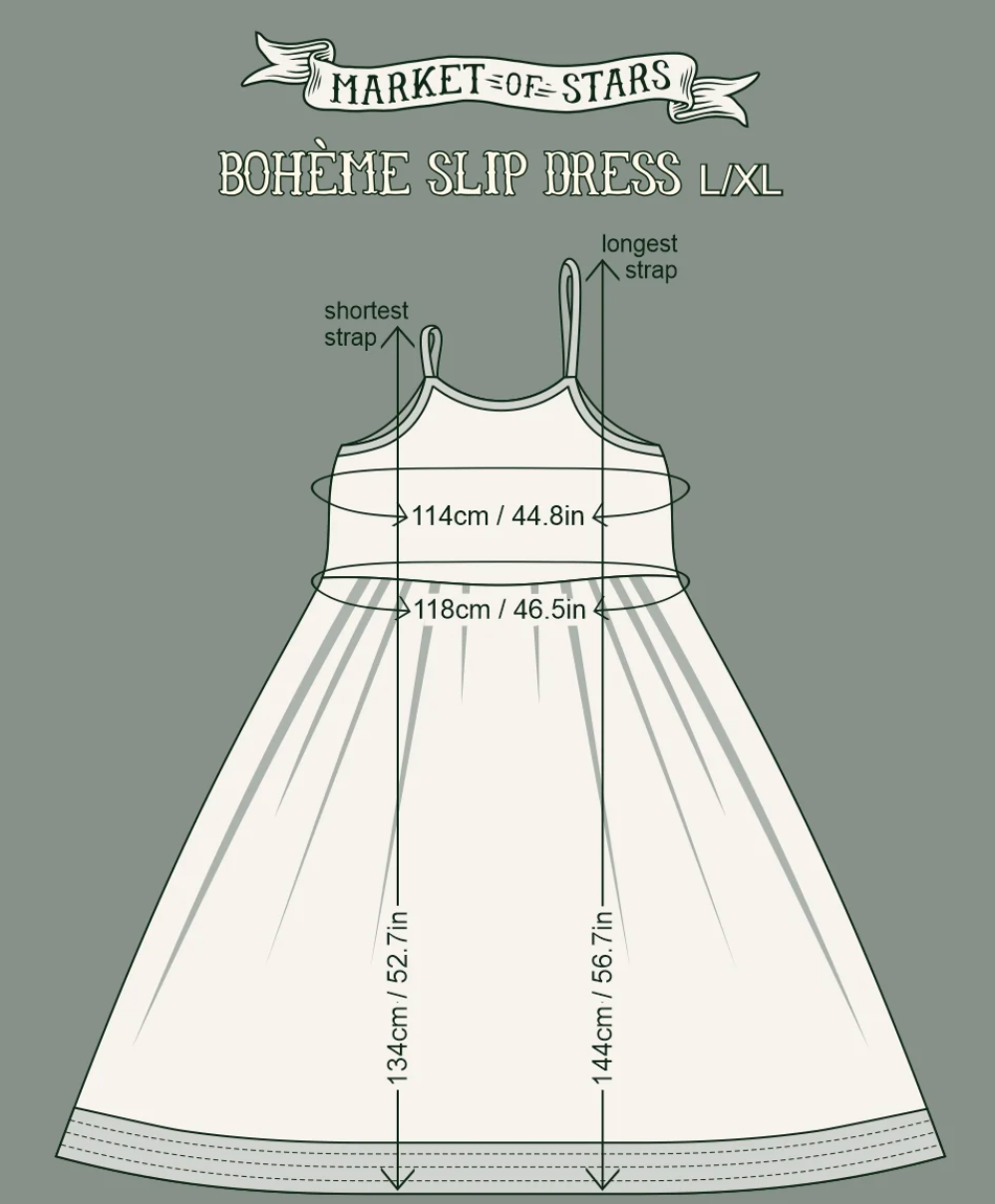 Love Grows Wild Boheme Slip Dress – Chateau Bel Age Boutique (view 5)